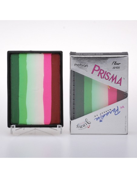 aguacolor con lineas de colores prisma mehron, perfecto para hacer flores y formas stickartpromakeupstore