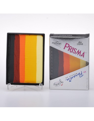 aguacolor con lineas de colores prisma mehron, perfecto para hacer flores y formas stickartpromakeupstore