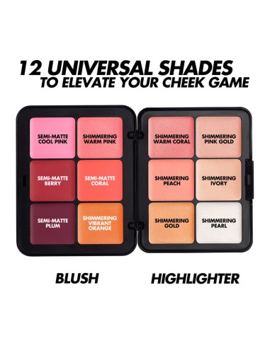 BLUSH & GLOW Palet Hd Skin  -   Make Up For Ever