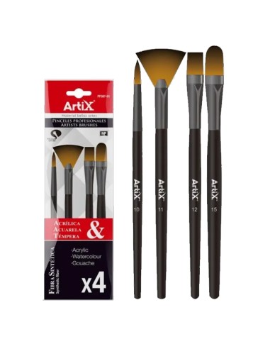 pinceles muy economicos de fibra sintética