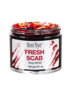 Sangre gelificada de alta calidad. Ben nye.Ben Nye Fresh Scab Gel Fake Blood 0.5oz - Halloween, Vampiro, SFX, Zombi, Pasta, Gore