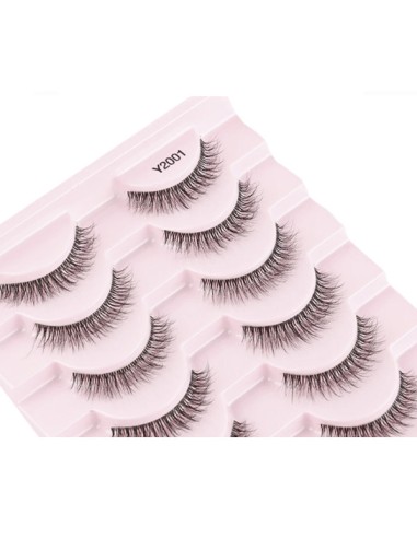 Pestañas postizas natuales, extensión de pestañas de visón 3D natural, largas y reutilizables