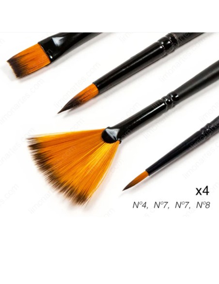 Pinceles 4 unid. 389-02 - Artix