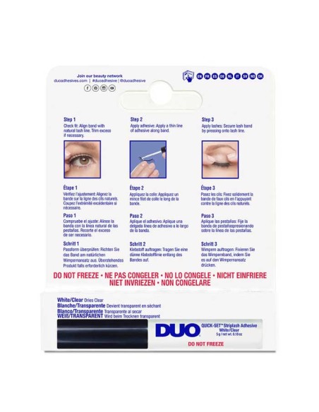 duo azul, pegamento pestañas duo azul, stickartstudio barcelona, makeup barcelona