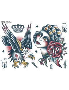 Tatuajes efimeros, tatuajes temporales, tatuajes vintage, tatuajes dibujados a mano, mentirijilla tattoo