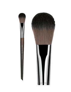 Pincel iluminador plano y redondeado