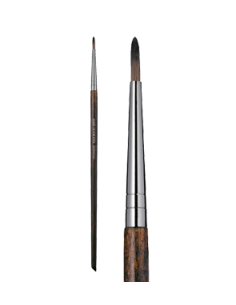 pincel largo y fino