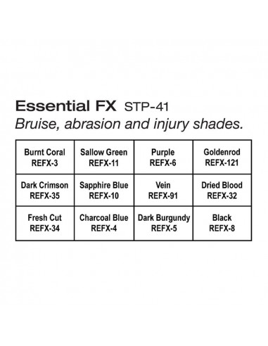 Paleta Studio Color Palette - Essential FX - STP41. tienda de maquillaje profesional en Barcelona stick art pro makeup store