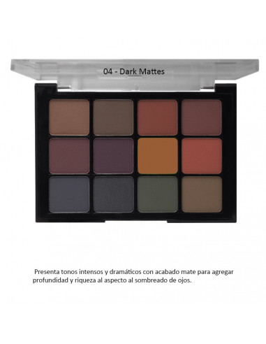 Paleta de sombras de ojos