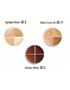 WHEEL - RUEDA 4 Tonos Ben Nye  Alta definición (HD)