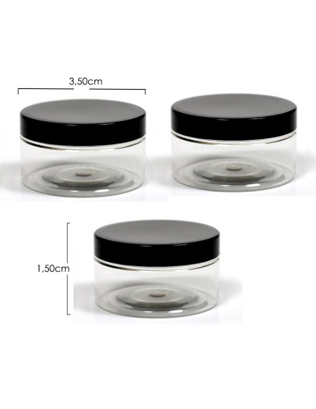 Pack 3 tarros vacíos