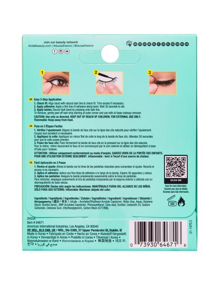 Pegamento para pestañas ACTIVE de DUO