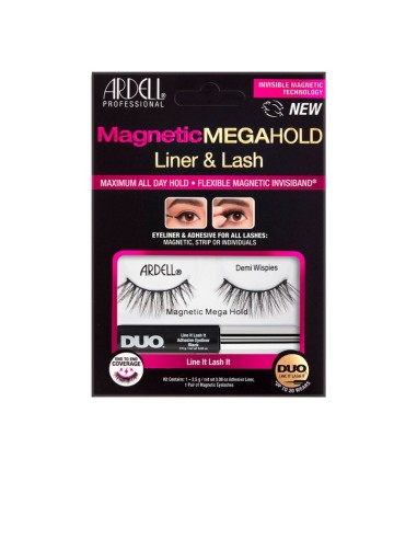 MAGNETIC MEGAHOLD LINER & LASH demi wispies de Ardell.