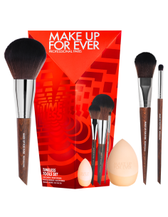 set 3 brochas y esponja de makeupforever