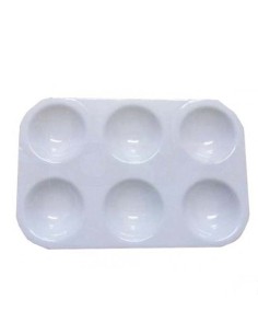 Huevera Plástica de 6 cavidades