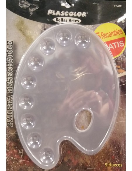 Recambio Paleta desechable Plascolor - 10 unidades