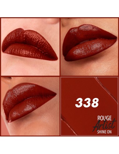 ROUGE ARTIST SHINE ON nº338  Energized Maroon