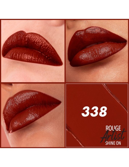 ROUGE ARTIST SHINE ON nº338  Energized Maroon