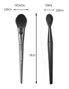 Brocha colorete, pincel blush, alta calidad. Brocha maquillaje vegana y ecologica. 2