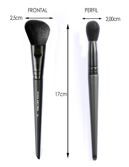 nº14 Brocha bisealda colorete    Stick Art Studio