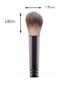 pincel maquillaje redondo. Pincel iluminador vegano 2