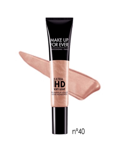 Iluminador: SOFT LIGHT UHD - Make up forever
 Tonos Soft Light Ultra HD-Soft light 40 Pink Copper